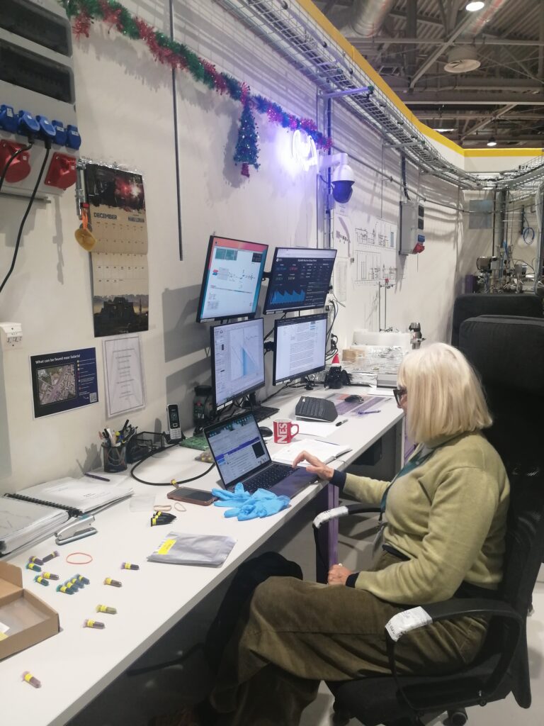 Teresa J. Bandosz at the ASTRA beamline