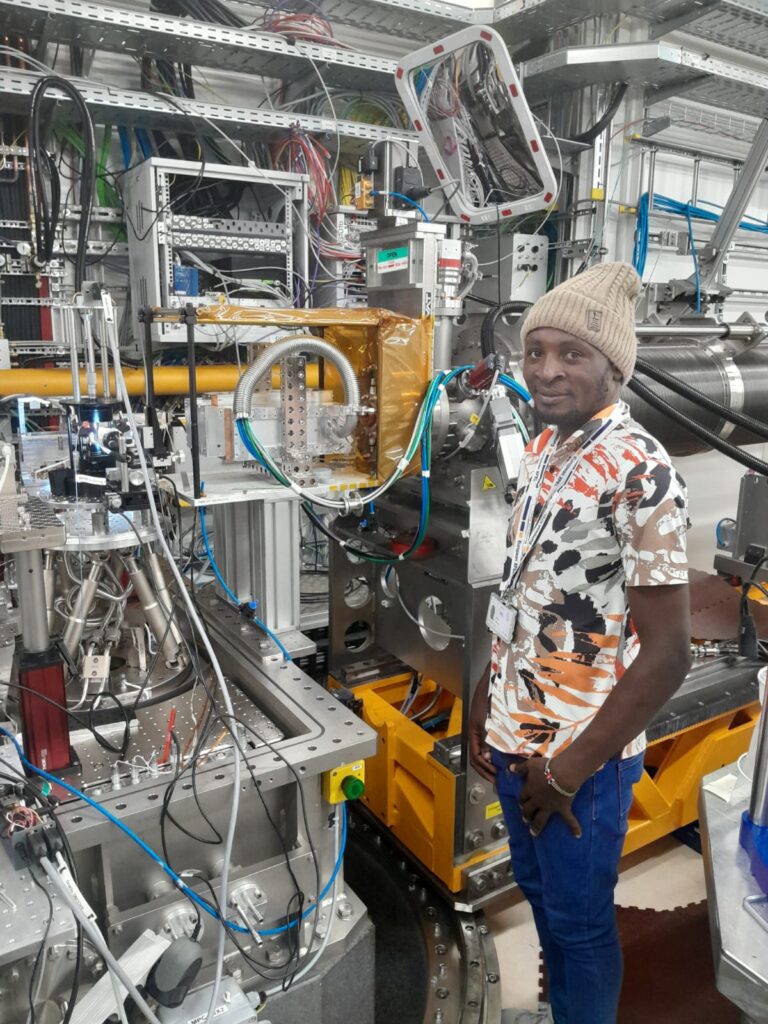 Otieno Winstone Ochieng at European XFEL